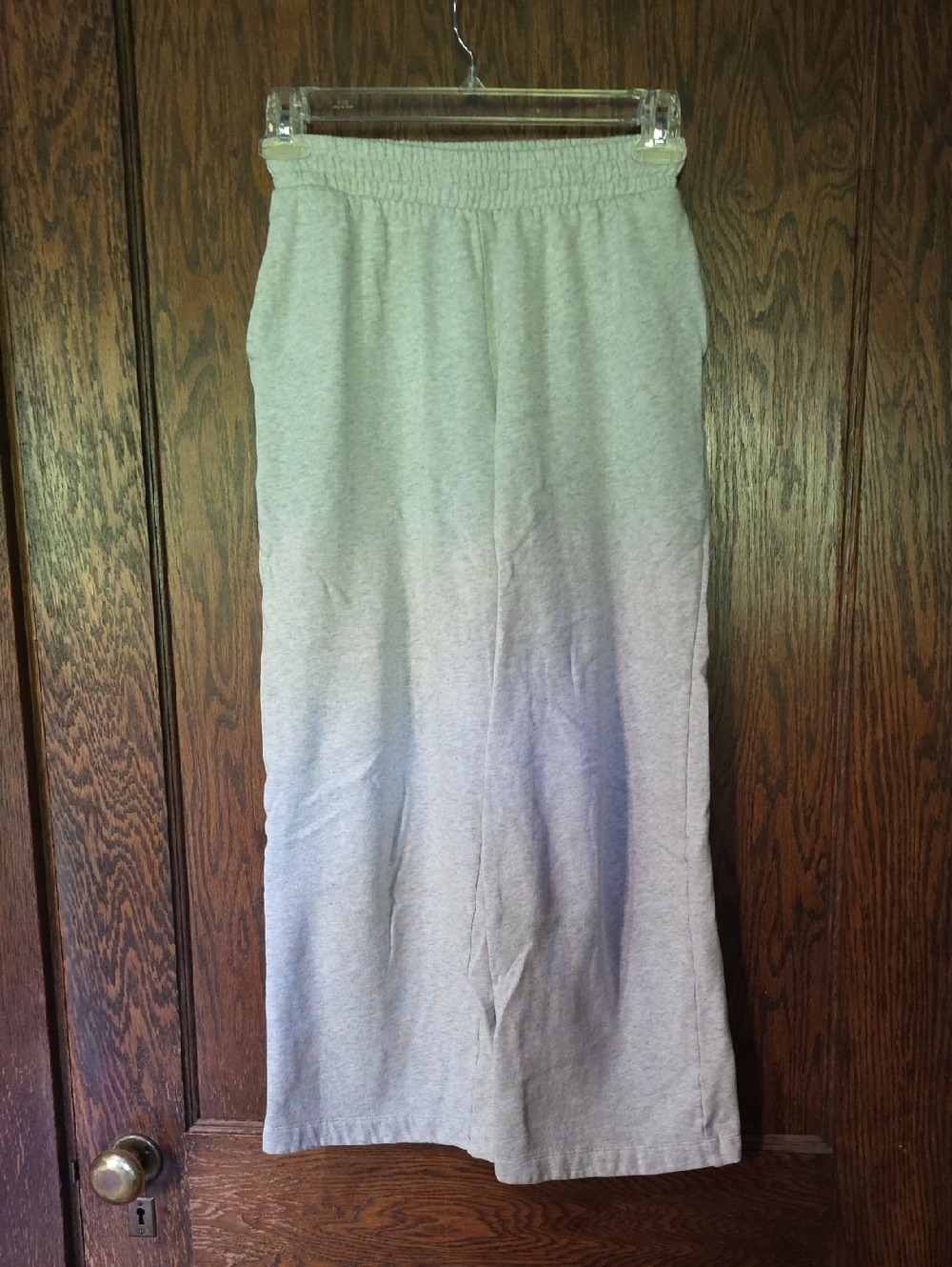 Old Navy Light Gray Wide Leg Sweatpants